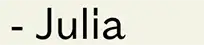 Image that reads Julia